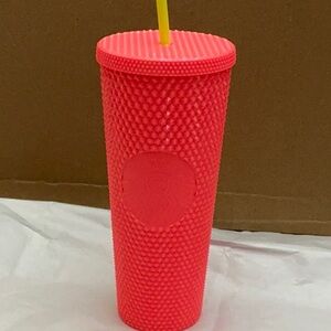 Starbucks 24oz Dragonfruit Pink Studded Tumbler